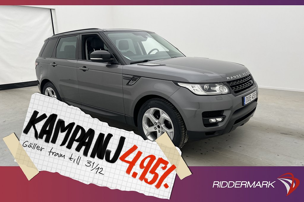 Land Rover Range Rover Sport 4WD 258hk HSE Pano 4,95% Ränta