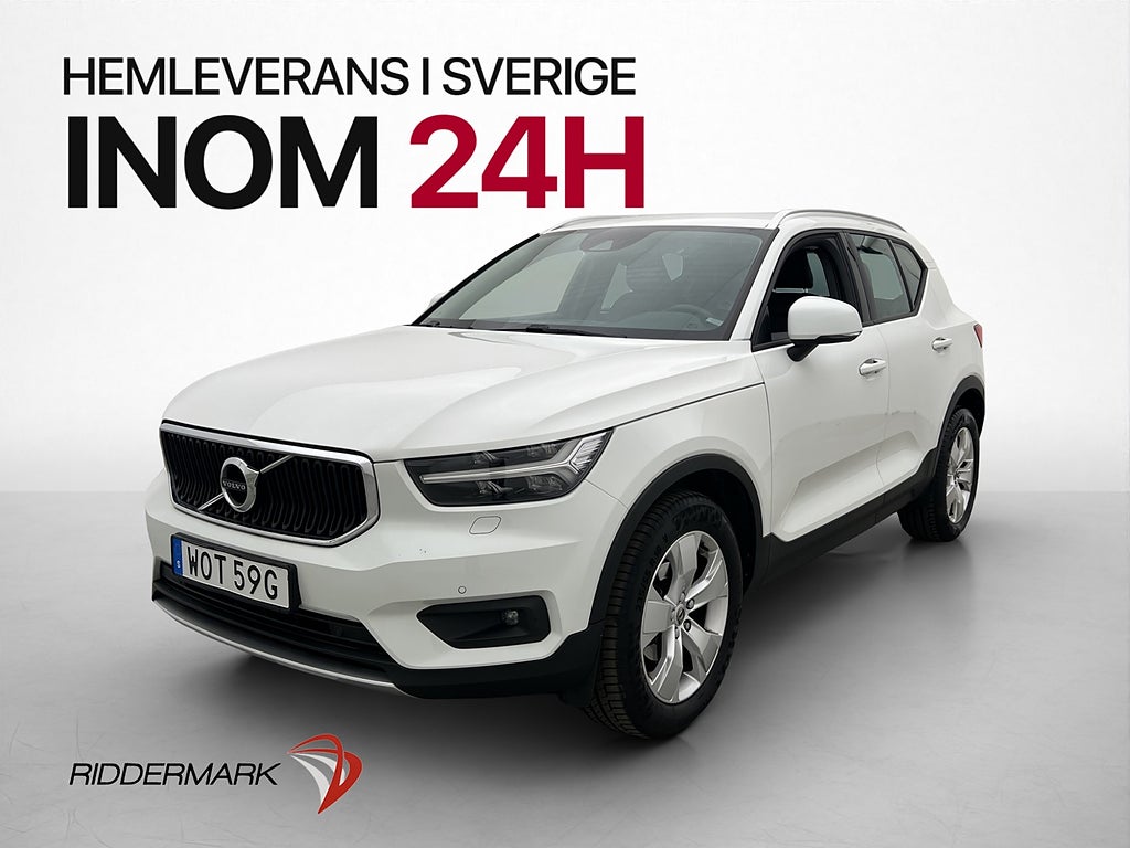 Volvo XC40 T3 Momentum Advanced Skinnklädsel Kamera Värmare