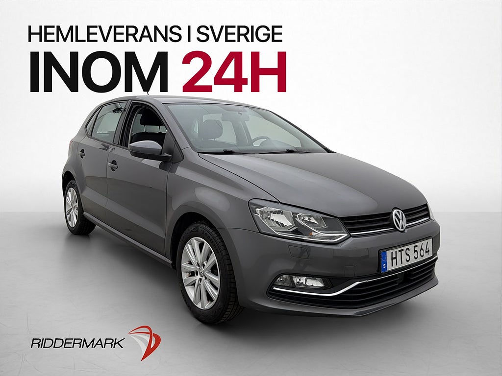 Volkswagen Polo 1.2 TSI 90hk Base Bluetooth  AC Sätesvärme