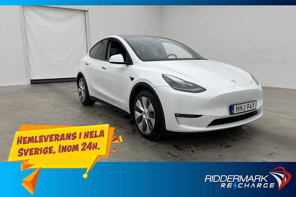 Tesla Model Y Long Range AWD MOMS AP Pano Kamera Svensksåld