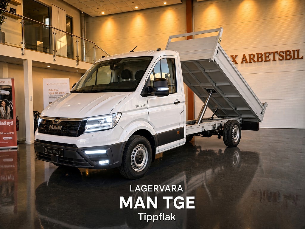 MAN TGE 3.160 2.0L/  AUT /Tipp flak / 163 HK 