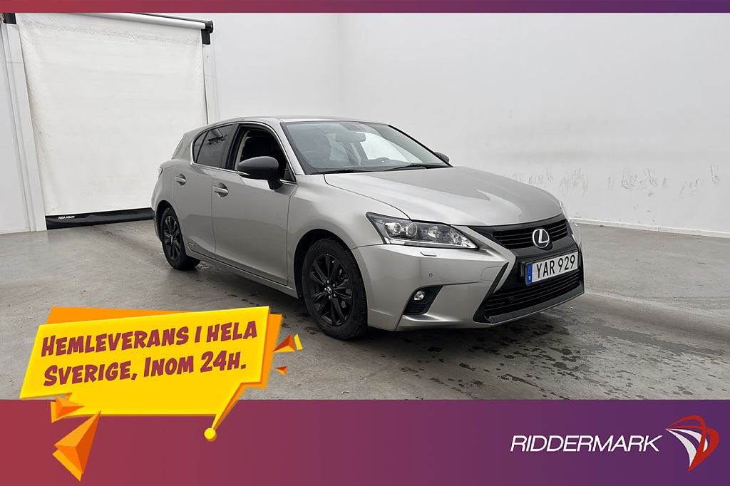 Lexus CT 200h 99hk F Sport M&K Värmare Kamera Navi