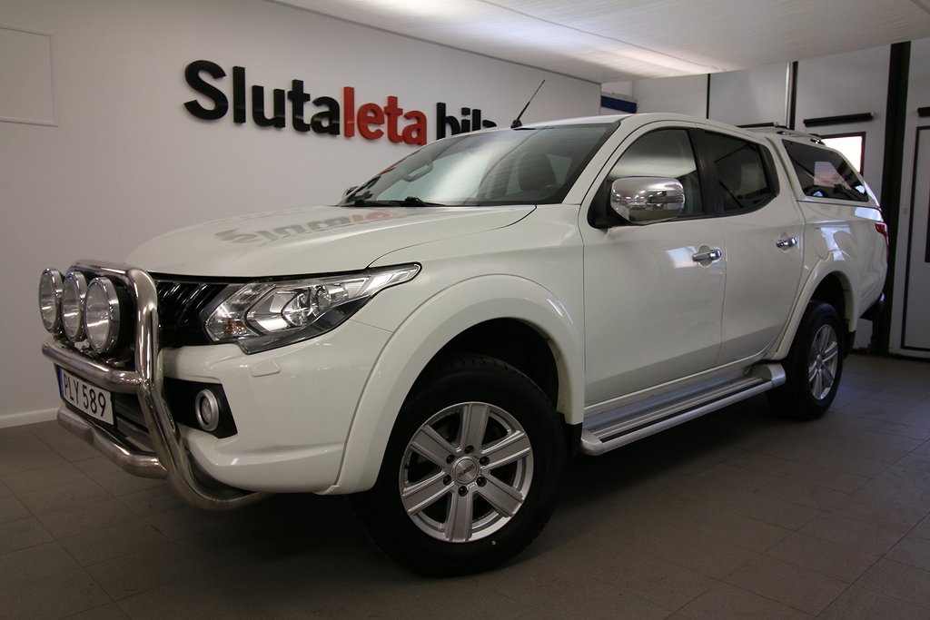 Mitsubishi L200 Dubbelhytt 2.4  DI-D 4WD Aut Drag Nya Däck