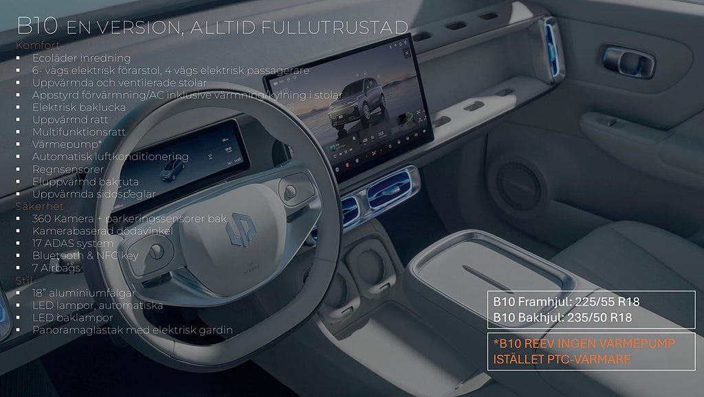 Bild på Leapmotor B10 Design EREV Räckvidd WLTP 900km