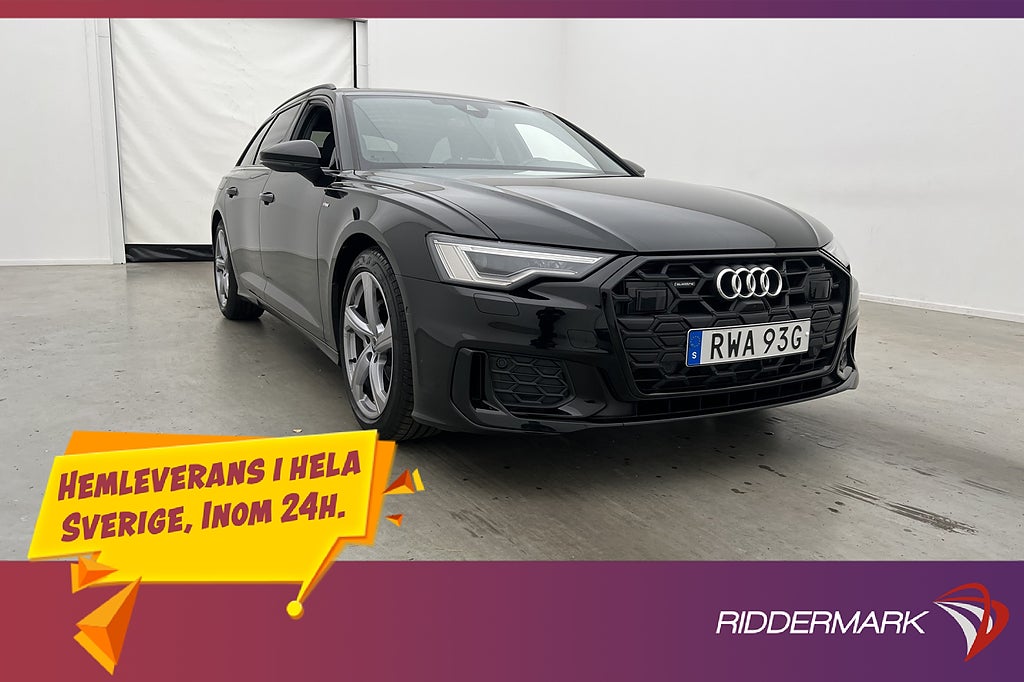 Audi A6 40 TDI Q S-Line Värm Cockpit Kamera GPS Drag MOMS