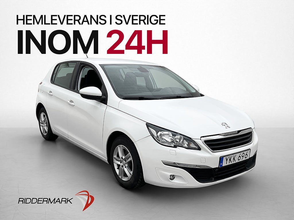 Peugeot 308 1.6 BlueHDi 120hk Active P-Sensorer 0.36L/Mil