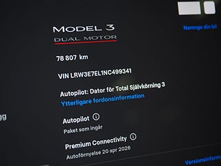 Sedan Tesla Model 3 20 av 21