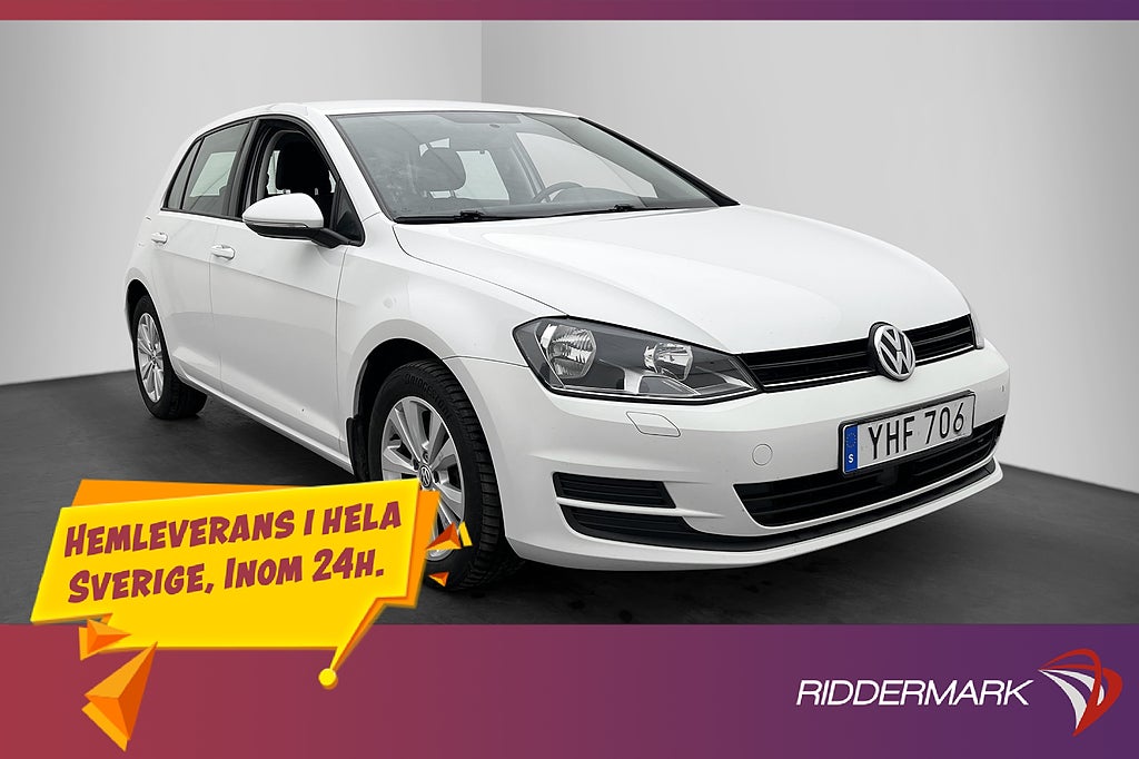 Volkswagen Golf 1.2 TSI 110hk CarPlay 2 Brukare 0,49l/mil