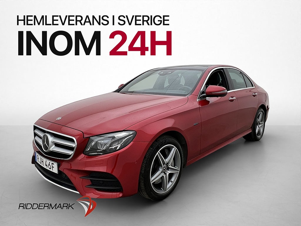 Mercedes-Benz E 300 de Plug-in 306hk AMG Pano Burmester Wide