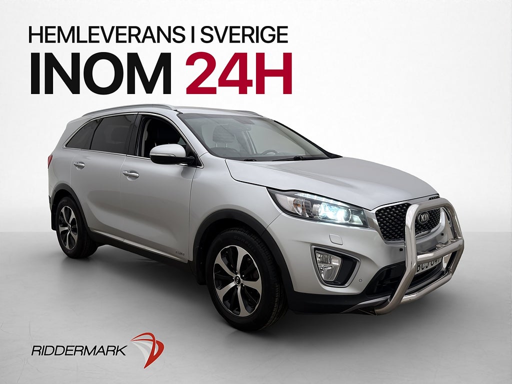 Kia Sorento 2.2 CRDi 200hk Business 7-Sits Kamera Skinn Drag