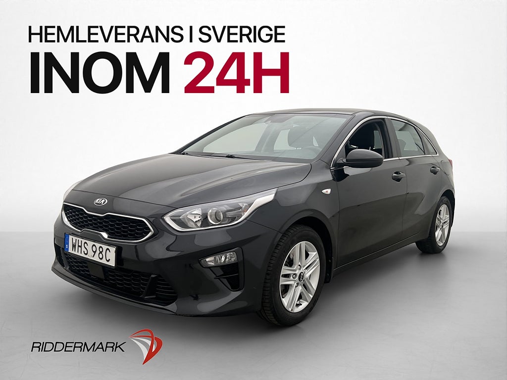 Kia Ceed 1.0 T-GDI 120hk Kamera Rattvärme CarPlay
