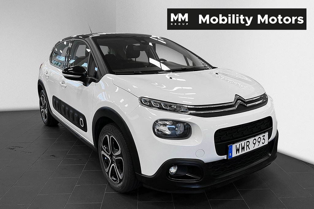 Citroën C3 1.2 VTi Euro 6/ FEEL/Nyservad/ Carplay/ Besiktad