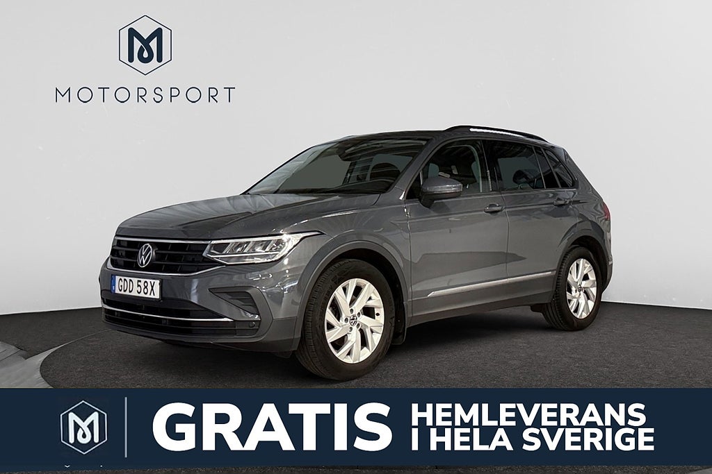 Volkswagen Tiguan 150hk Aut Dragkrok Adap-fart Carplay Backkamera Värmare