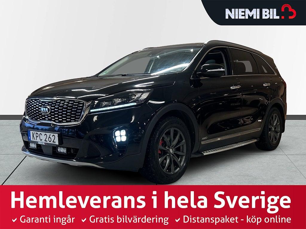 Kia Sorento 2.2 AWD GT-Line 7-sits Drag Mvärm Pano H/K Kamera Navi