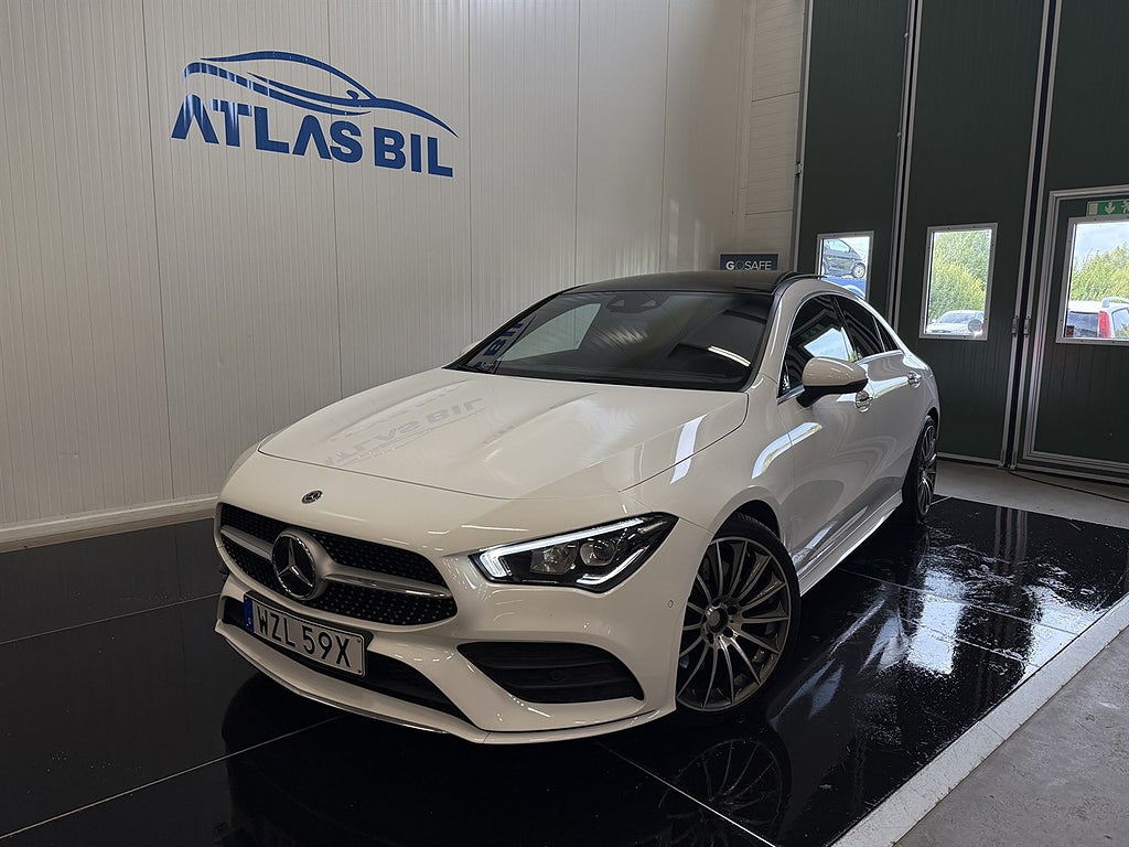 Mercedes-Benz CLA 220 7G-DCT 190hk AMG Sport|Pano|Widescreen|Navi|