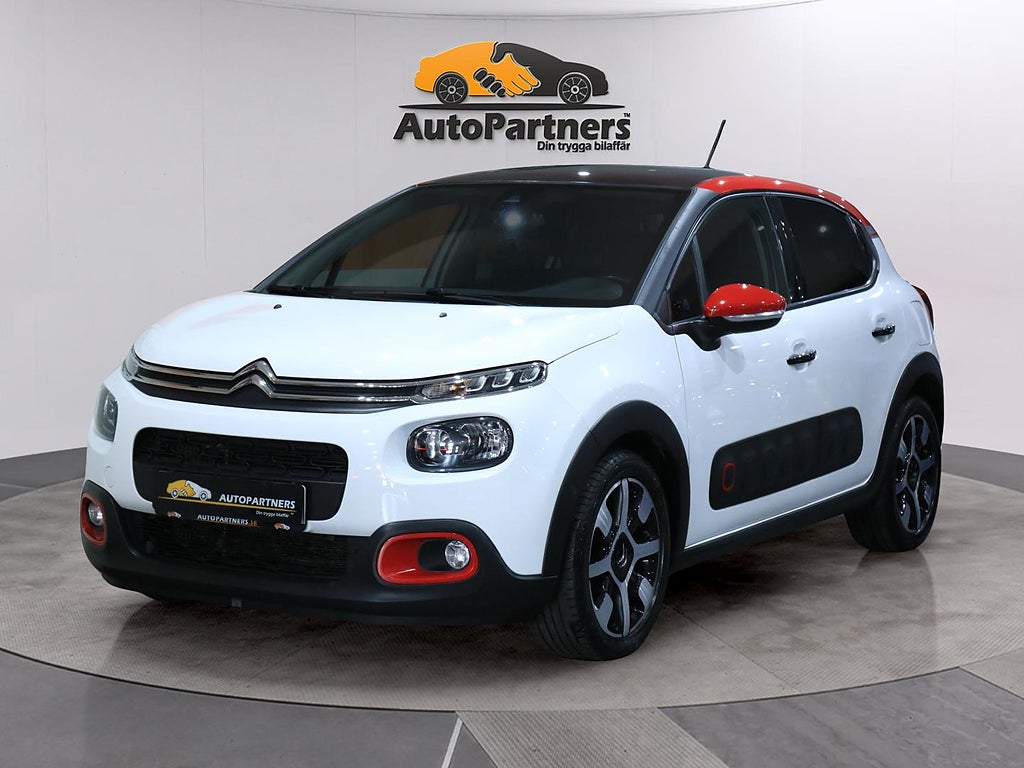 Citroën C3 1.2 PureTech 110hk Panorama CarPlay UNIK UTR SE SPEC!