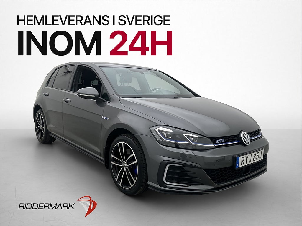 Volkswagen Golf GTE 1.4 TSI 204hk CarPlay Sensorer Adp-Fart