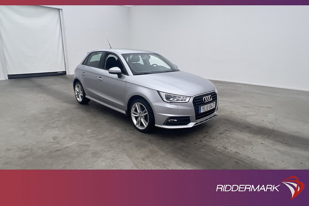 Audi A1 Sportback TFSI 125hk S-Line M&K-Värmare Farthållare