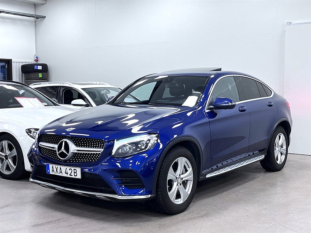 Mercedes-Benz GLC 220d COUPÉ 4M AMG VÄRMARE DRAG BURMESTER 360