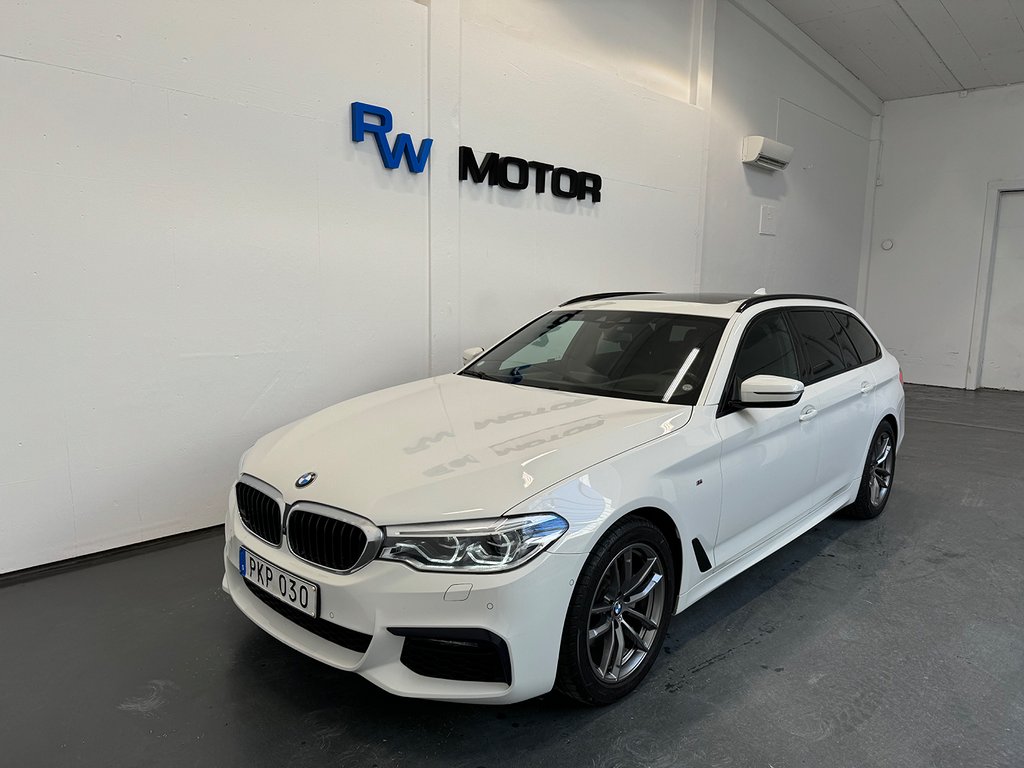 BMW 520 d xDrive 190hk M Sport 360° HUD Pano H/K D-värm