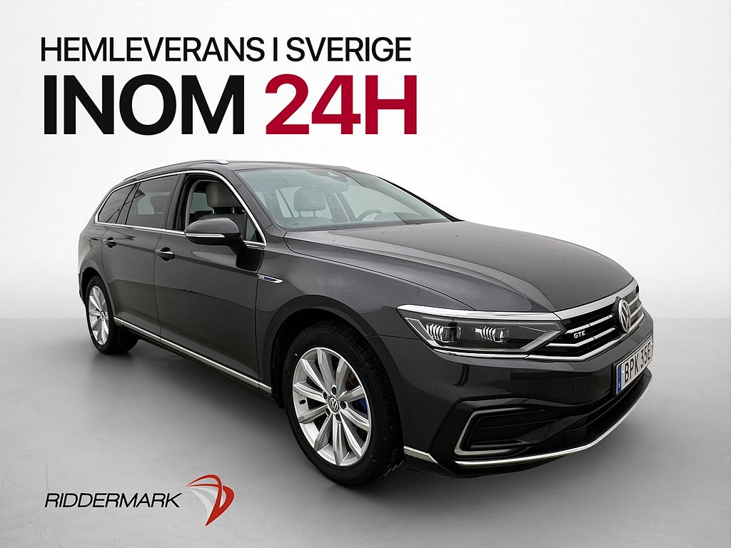 Volkswagen Passat 1.4 TSI 218hk GTE Drag Kamera 360° CarPlay