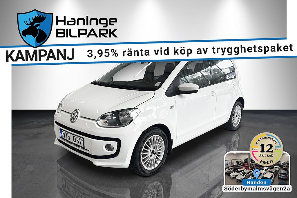 Volkswagen UP! 5-DR HIGH UP SUPERDEAL 3.95% / PDC / NAVI / LÅGMILAD