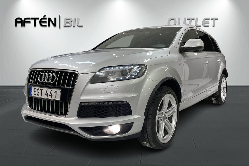 Audi Q7 3.0 TDI Quattro /S-line/7sits/Pano/Drag RÄNTEKAMPANJ