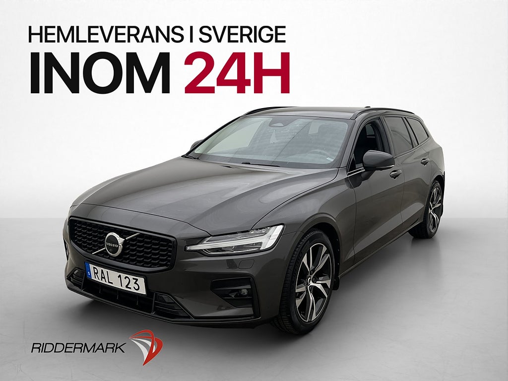 Volvo V60 B4 Plus Dark Skinn Värmare 360° Google Drag 197hk