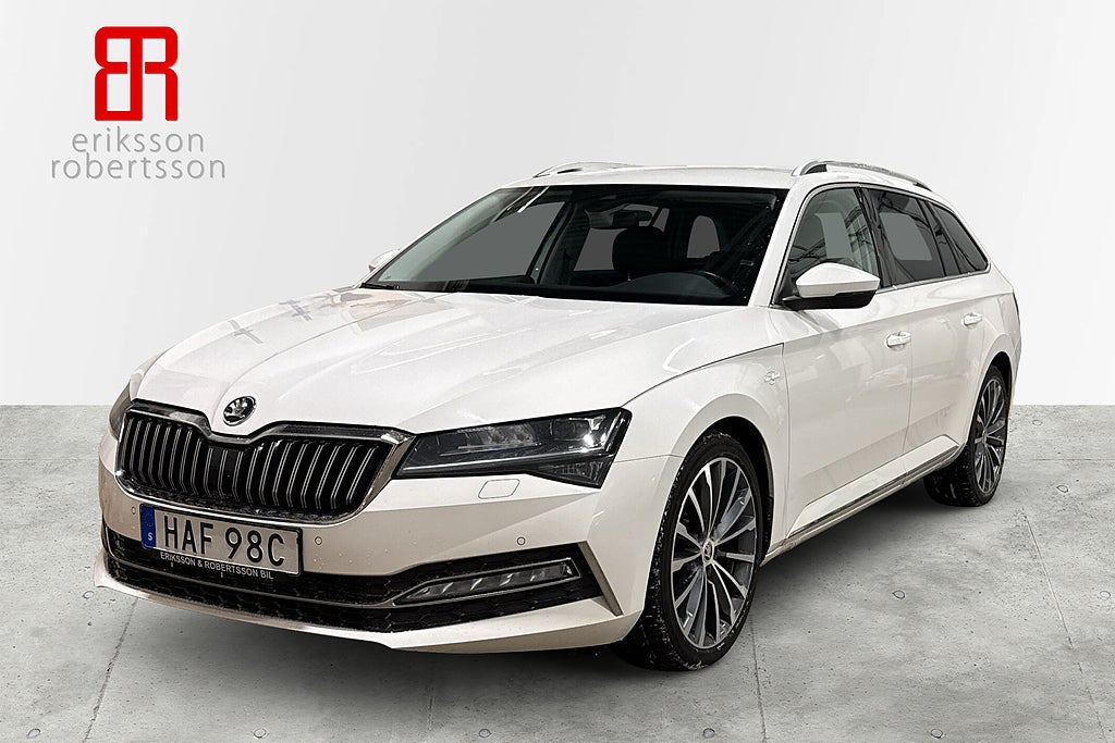 Skoda Superb Kombi 2.0 TDI 4x4 L&K D-värmare Cockpit Dragkrok Kamera