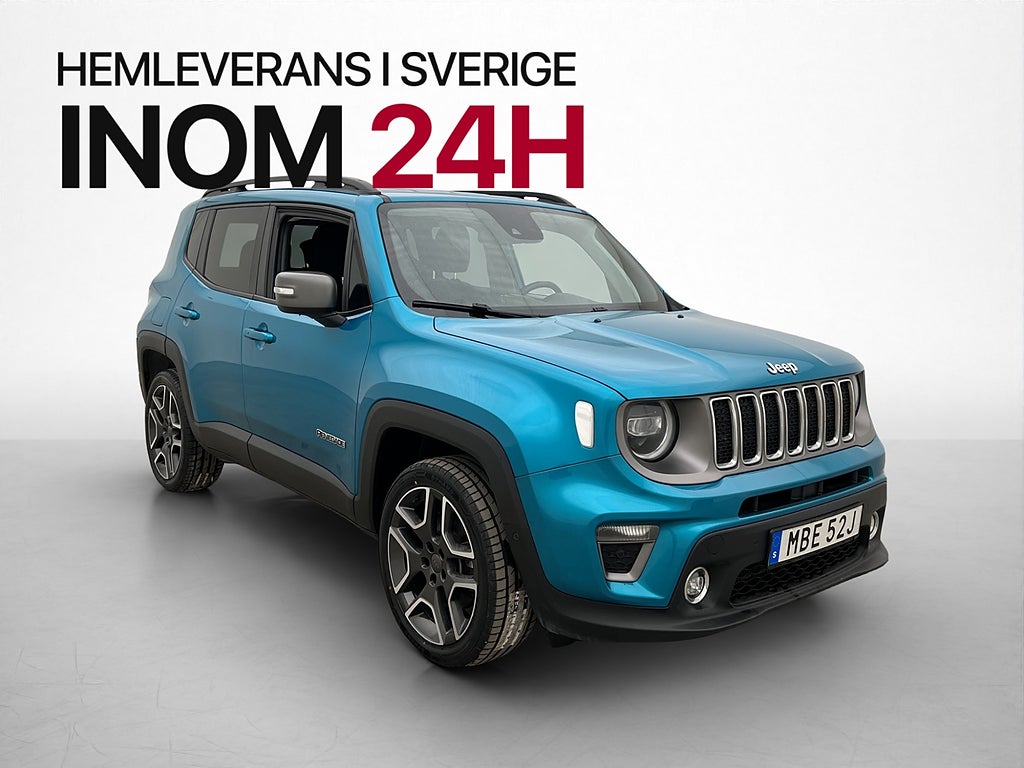 Jeep Renegade 4xe PHEV Limited Kamera Rattvärme Dragkrok