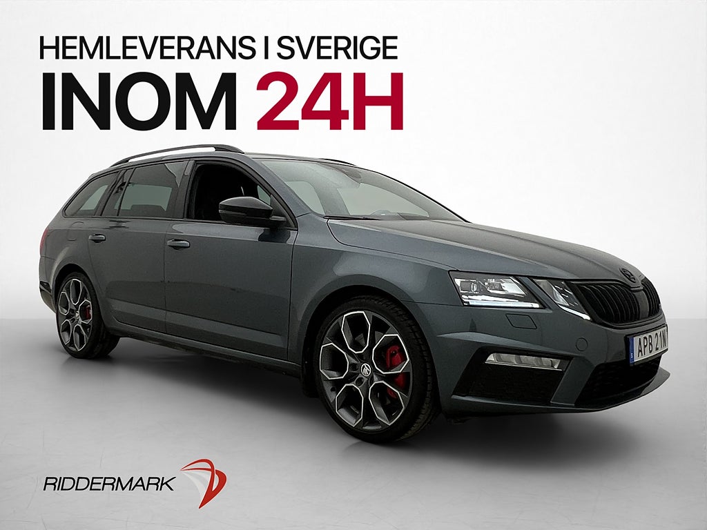 Skoda Octavia RS 245hk P-Värmare Canton Cockpit Kamera