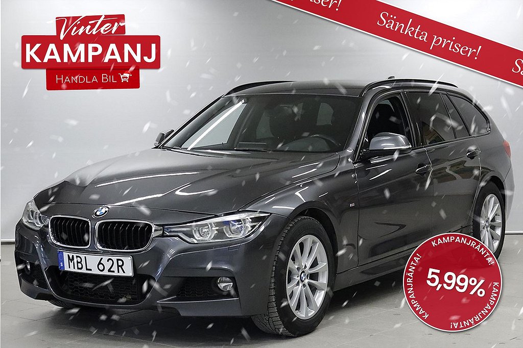 BMW 320 d xDrive KAMPANJ Touring M Sport Skinn Drag Navi SoV 190hk