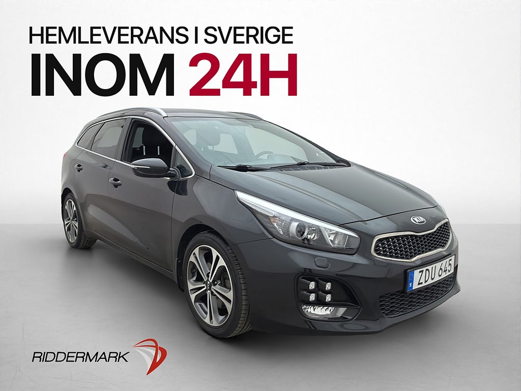 Kia Ceed SW 1.6 GDI 135hk GT-Line Kamera Drag Navi Rattvärme