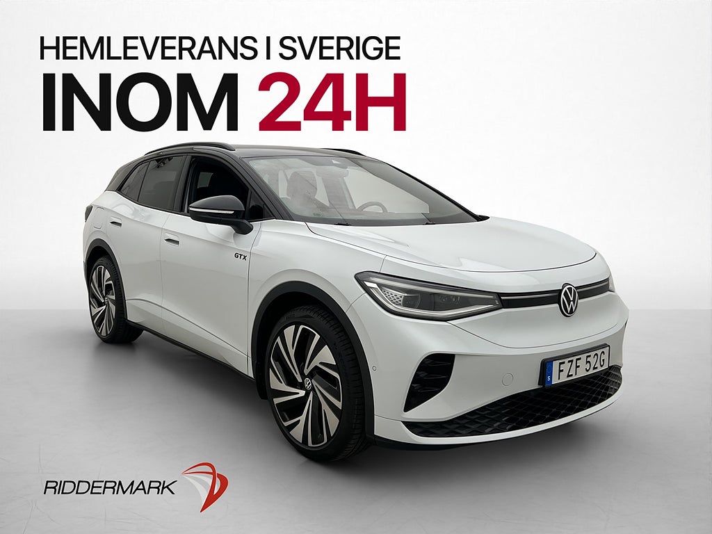 Volkswagen ID.4 GTX 77 kWh 4M Värm Kamera Navi Drag MOMS