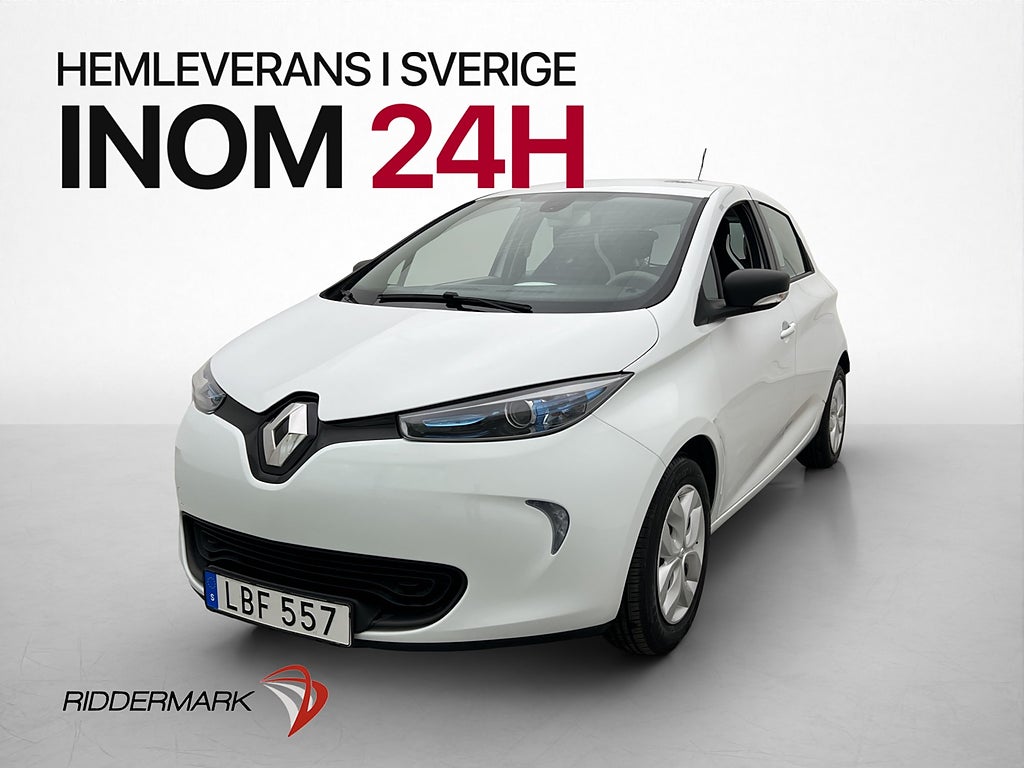 Renault Zoe R90 41kWh 92hk Navi Farthållare P-Sensor ISOFIX
