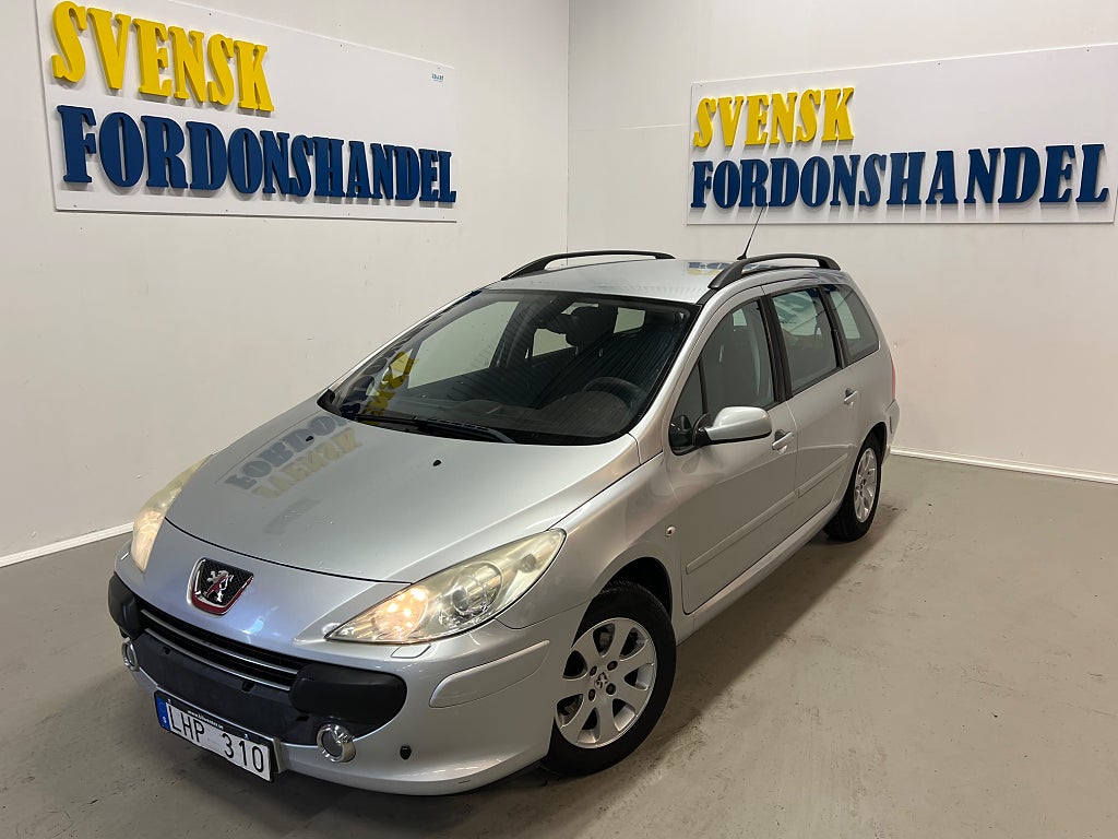 Peugeot 307 Break 1.6 Bioflex Endast 14.800 Mil (Årsskatt = 1097KR)