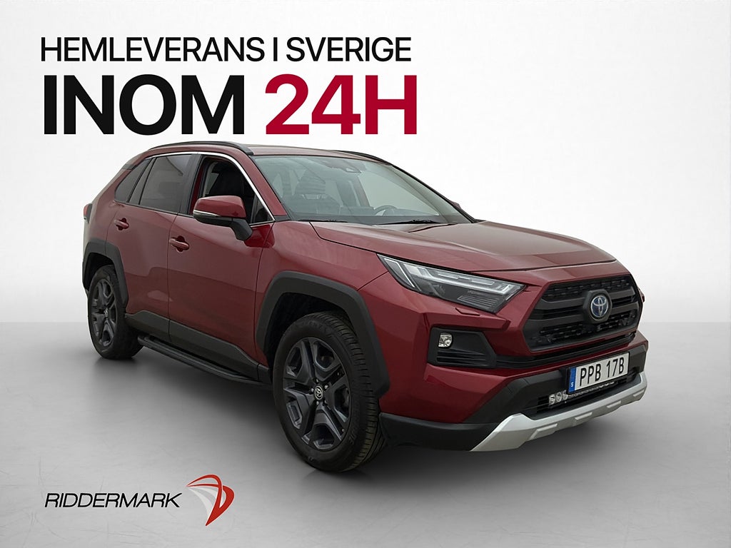 Toyota RAV4 Hybrid AWD Adventure 360° Drag Rattvärme Skinn