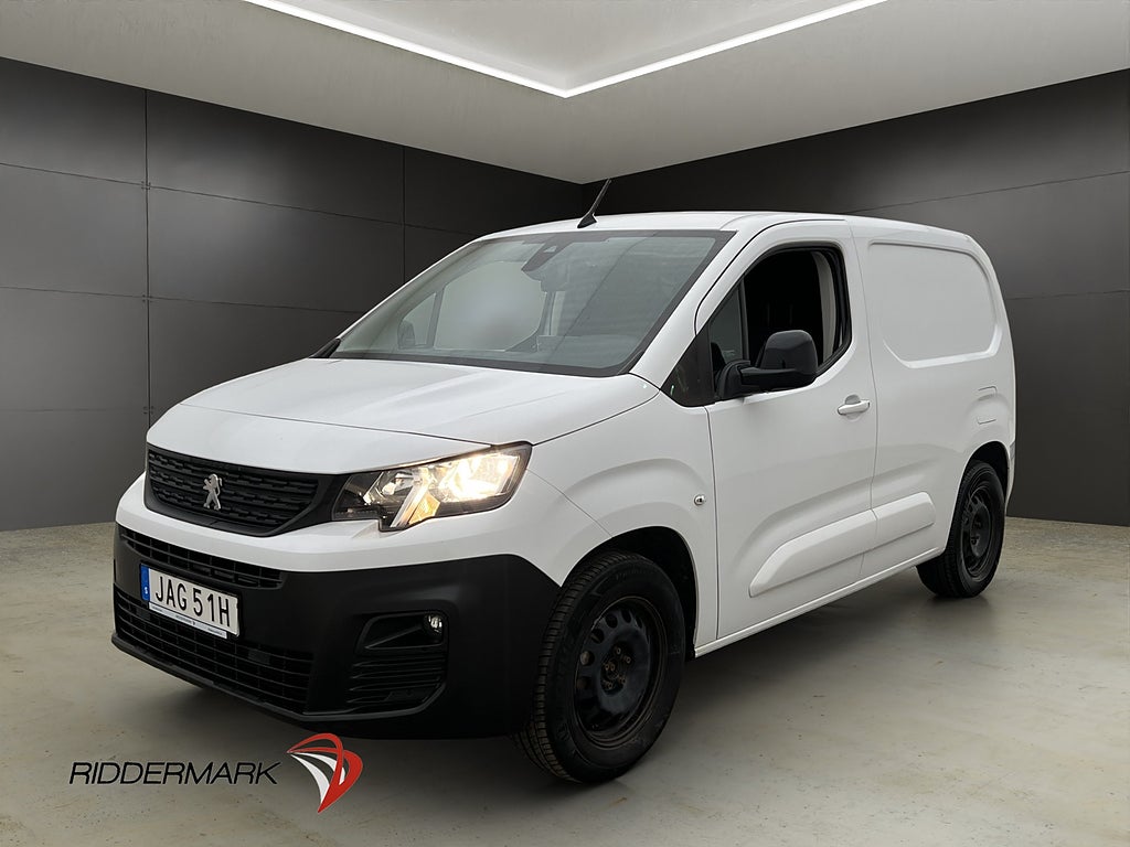 Peugeot e-Partner 136hk Dragkrok B-Kamera CARPLAY Moms
