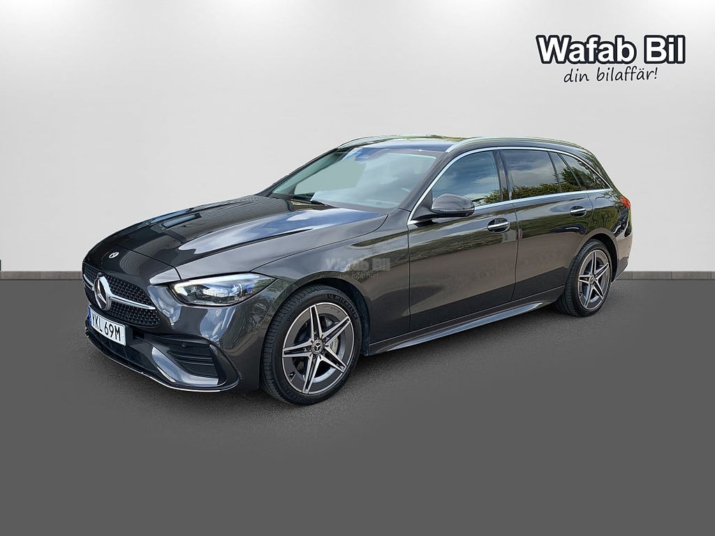 Mercedes-Benz C 300 T PLUG-IN HYBRID e AMG LINE 313HK - Förlängd nybilsgaranti