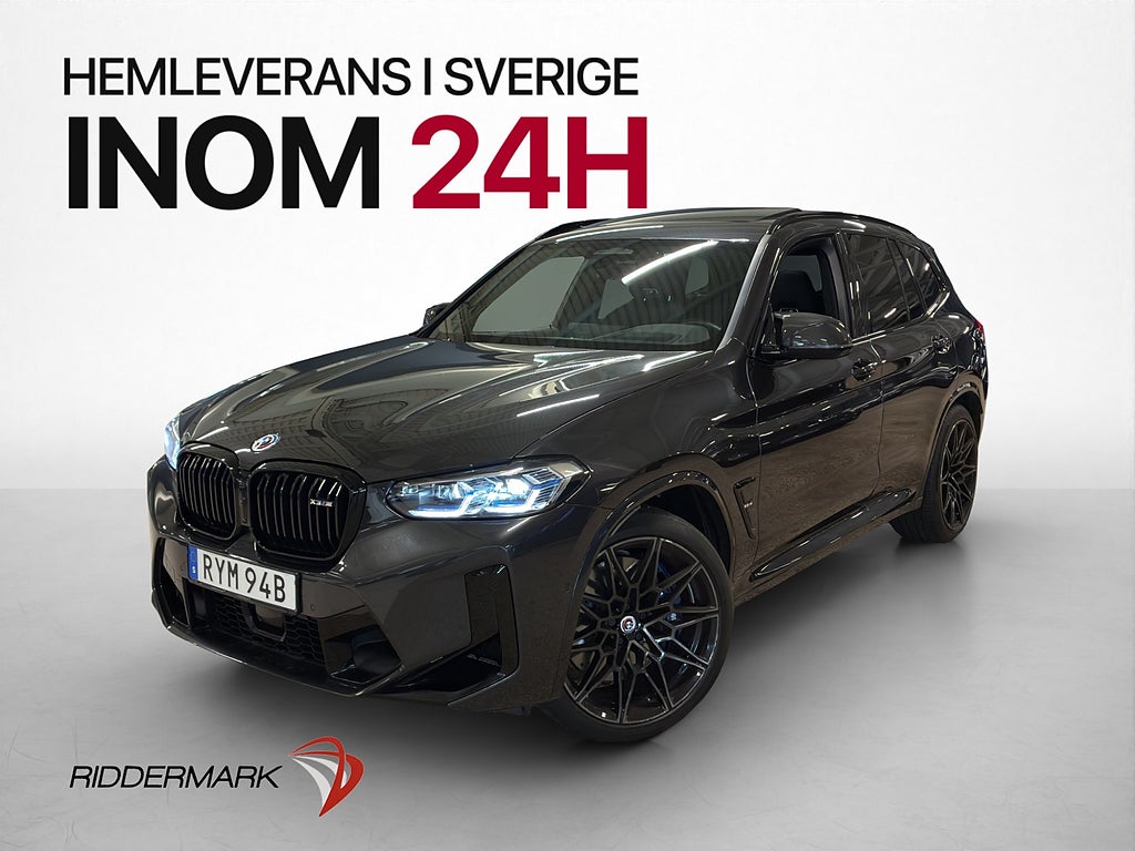 BMW X3 M Competition 510hk MOMS Laser H/K Pano Nyservad