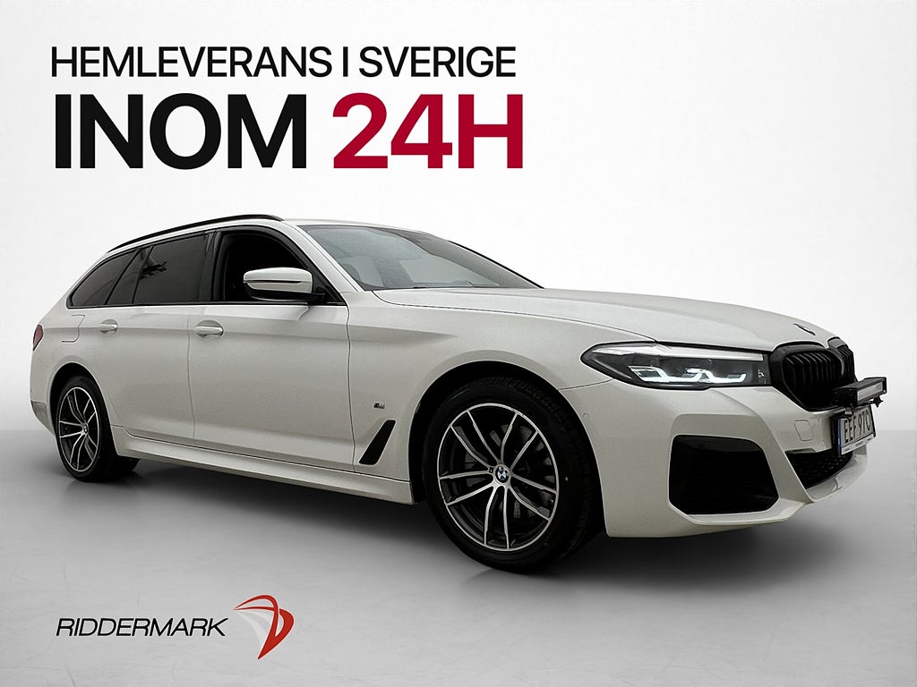 BMW 520 d xDrive Cockpit D-Värm Skinn Drag Kamera Moms Navi