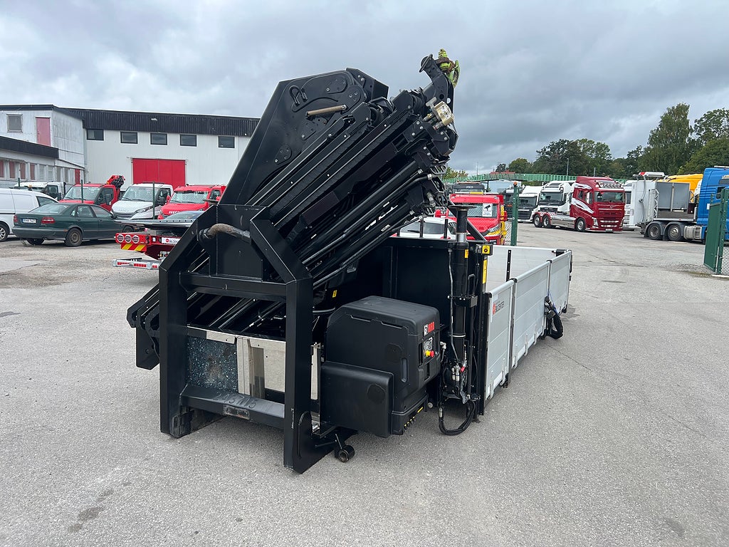 Övriga Kranflak Hiab 232-E5 kran & Schaktlucka
