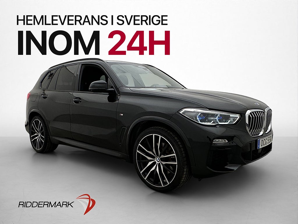 BMW X5 xDrive 40i M Sport Värmare Pano 360° Laser H/K Drag