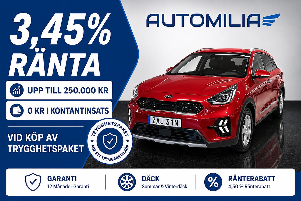 Kia Niro Advance Plus Backkamera, Navi - SUPERLÅG RÄNTA 3,45 %