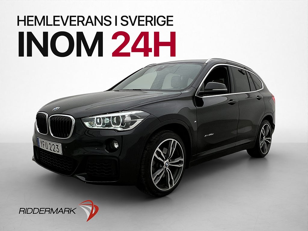 BMW X1 xDrive20d 190hk M Sport H/K HUD Kamera Skinn Drag