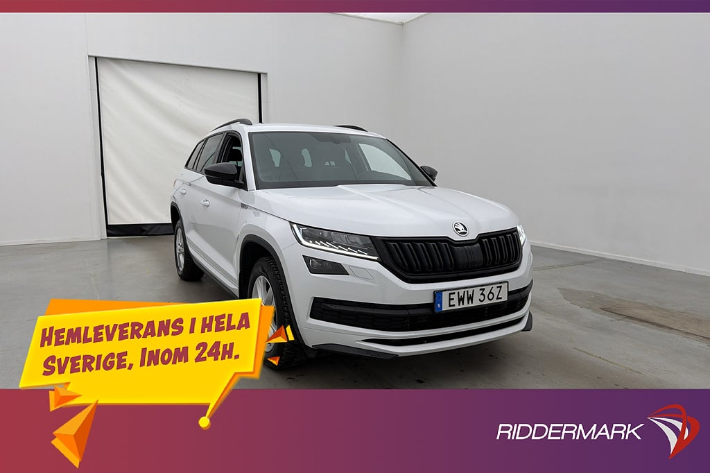 Skoda Kodiaq 2.0 TDI 4x4 Sportline 7-Sits Cockpit Värm Drag