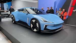 Konceptet Polestar O2 visades tidigare i år upp på eCar Expo. Foto: Anders Nilsson