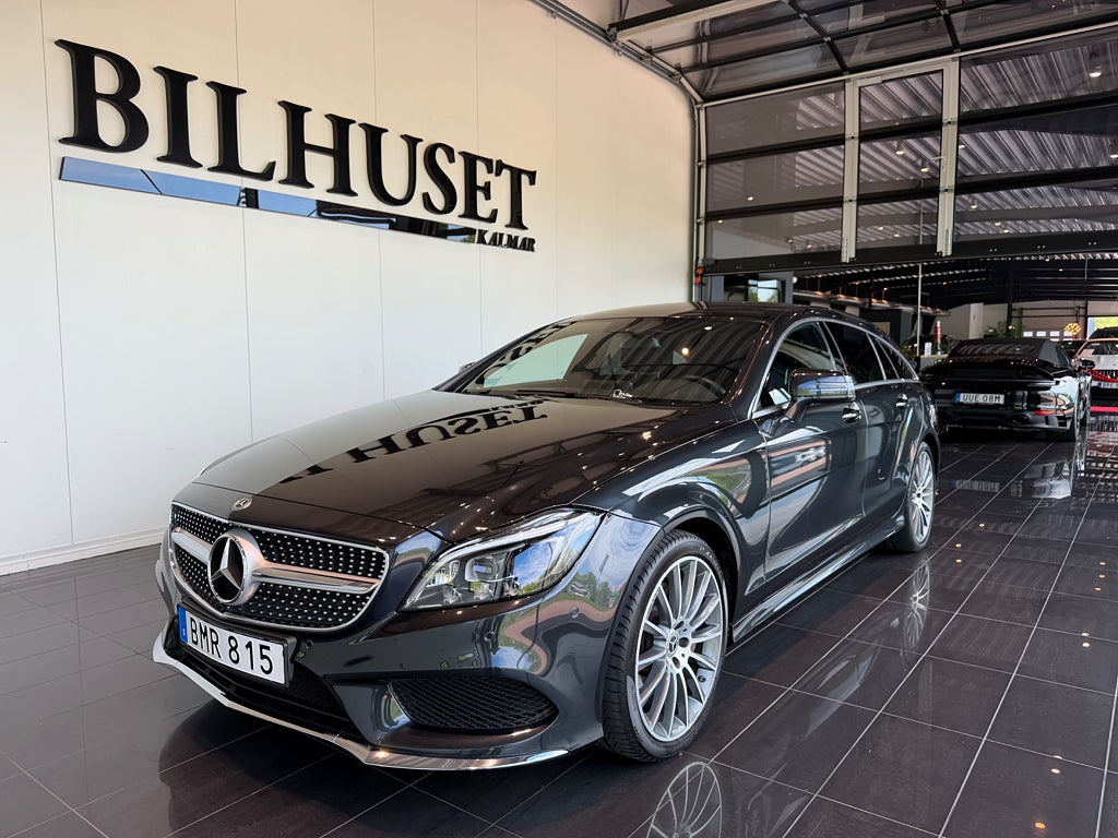 Mercedes-Benz CLS 350 d 4MATIC Shooting Brake AMG Sport 1 ägare 2.700mil 