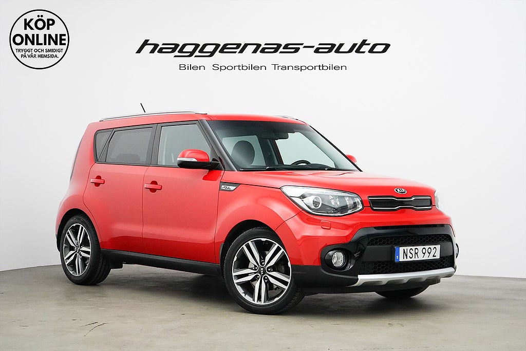 Kia Soul 1.6 GDI / 132hk / CarPlay / Navi / B-kamera