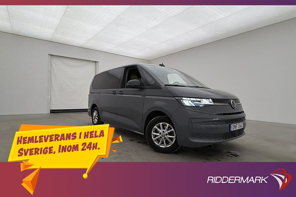 Volkswagen Multivan Plus Lång Cockpit Värm Drag El-Dörr Moms